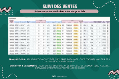 Suivi Vinted Complet | Google Sheets