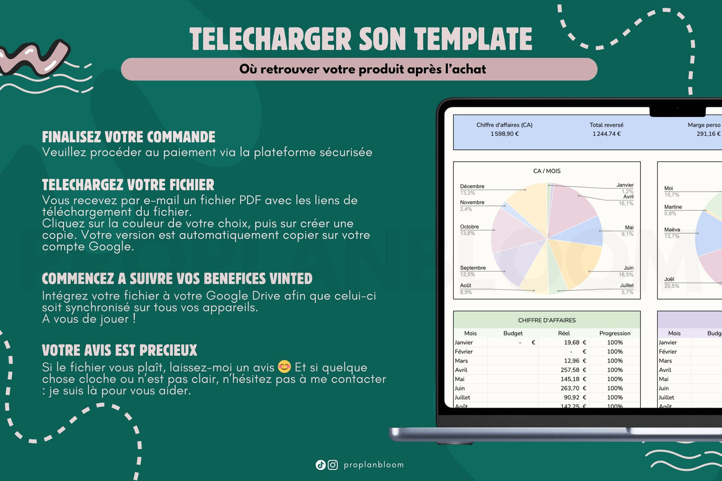 Suivi Vinted Complet | Google Sheets