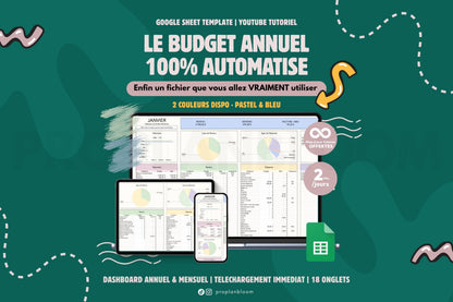 Budget Mensuel et Annuel | Google Sheets