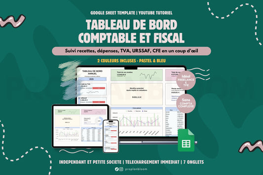Tableau de bord Comptable | Google Sheets