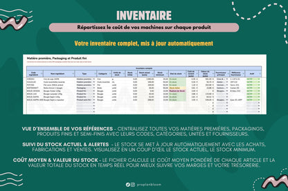 Gestion de stock & Inventaire | Google Sheets