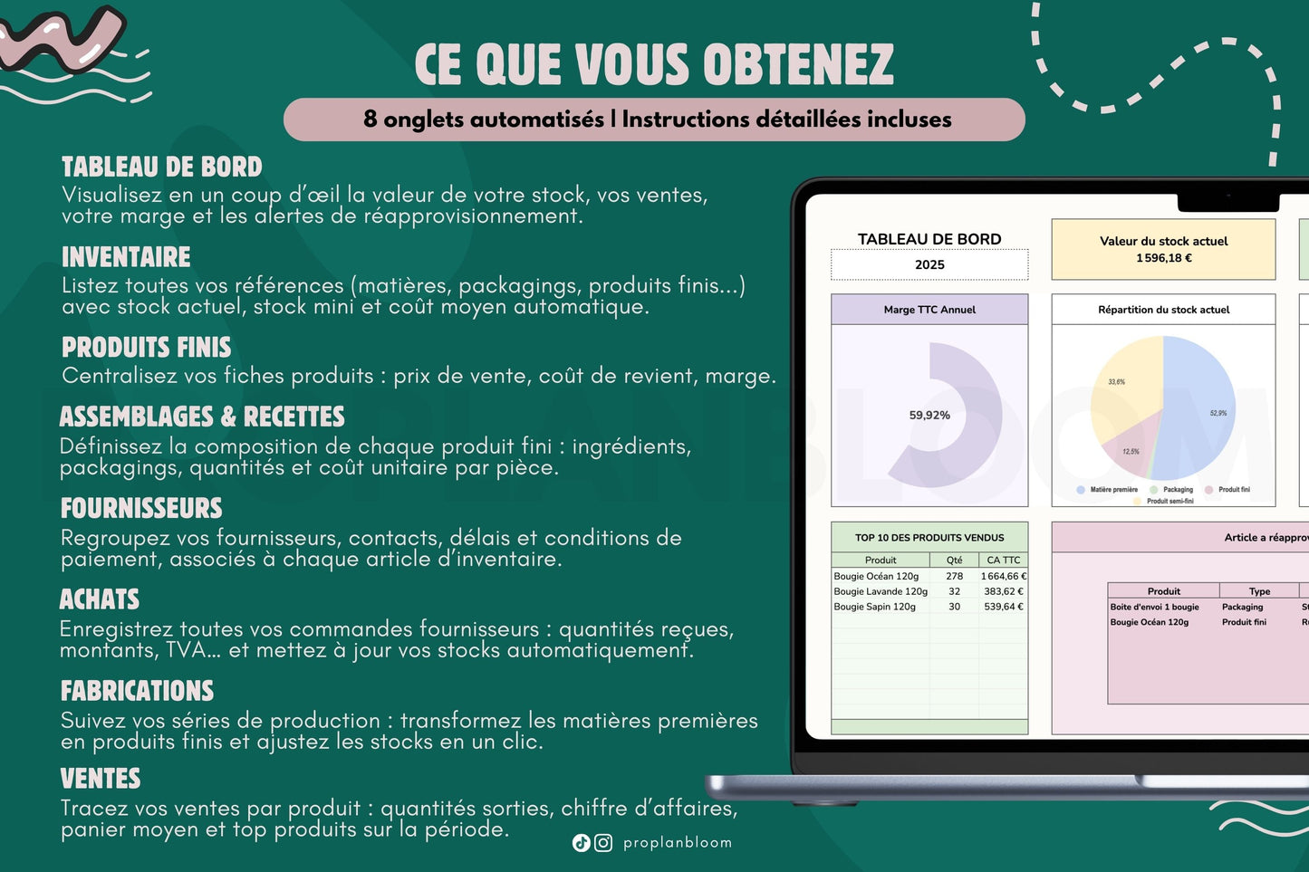 Gestion de stock & Inventaire | Google Sheets