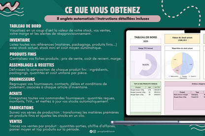 Gestion de stock & Inventaire | Google Sheets
