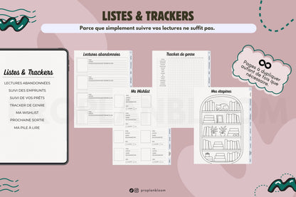 Journal de lecture numérique | GoodNotes iPad & Android
