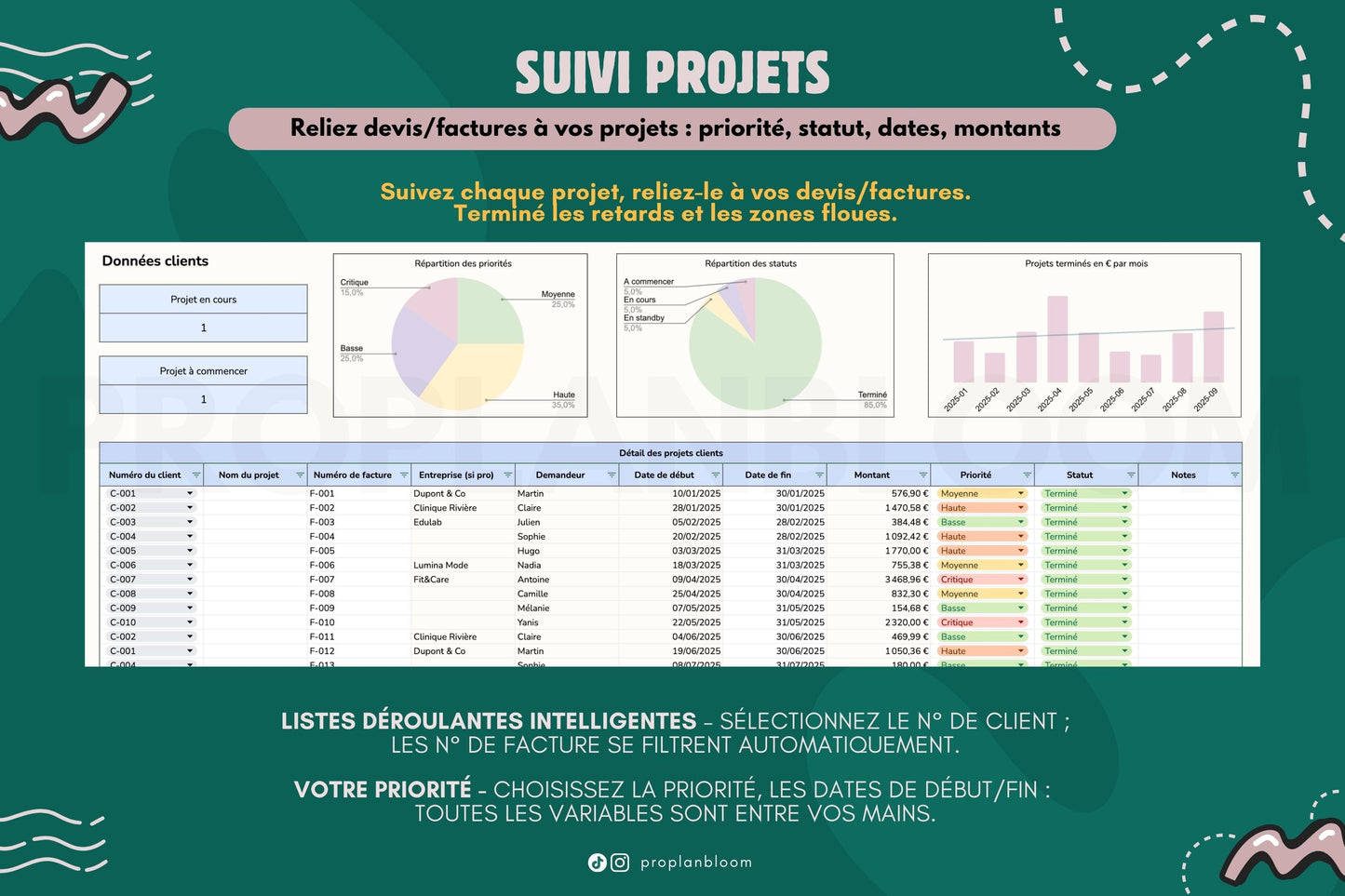 Devis & Factures automatisés PDF | Google Sheets