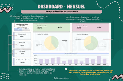 Tableau de bord Comptable | Google Sheets