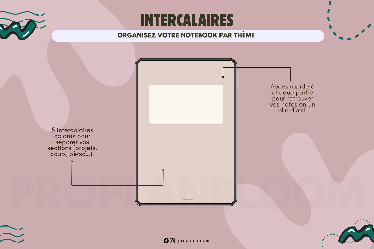 Notebook numérique | Goodnotes iPad & Android