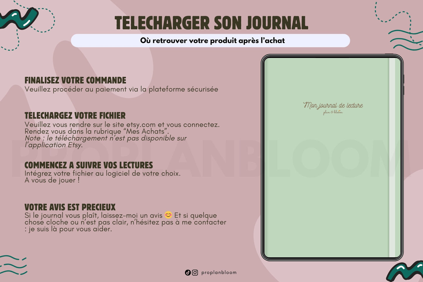 Journal de lecture numérique | GoodNotes iPad & Android