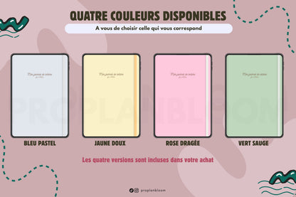 Journal de lecture numérique | GoodNotes iPad & Android