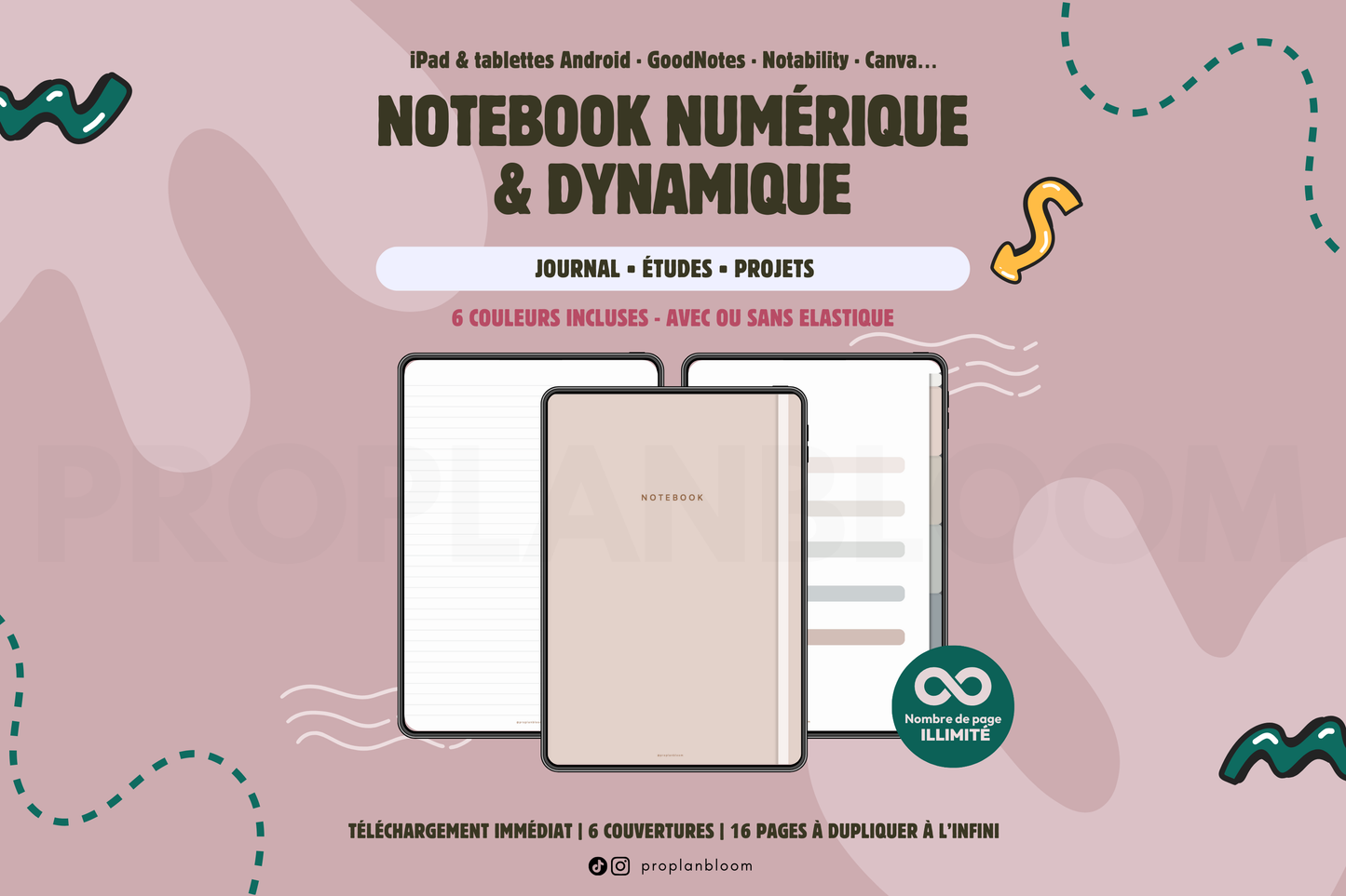Notebook numérique | Goodnotes iPad & Android