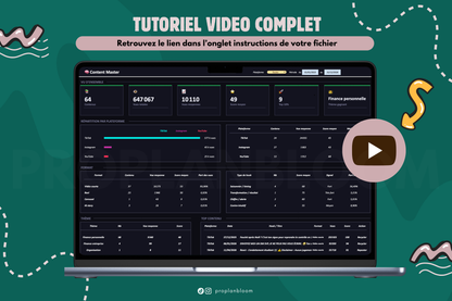 HUB Créateur de contenu | Google Sheets